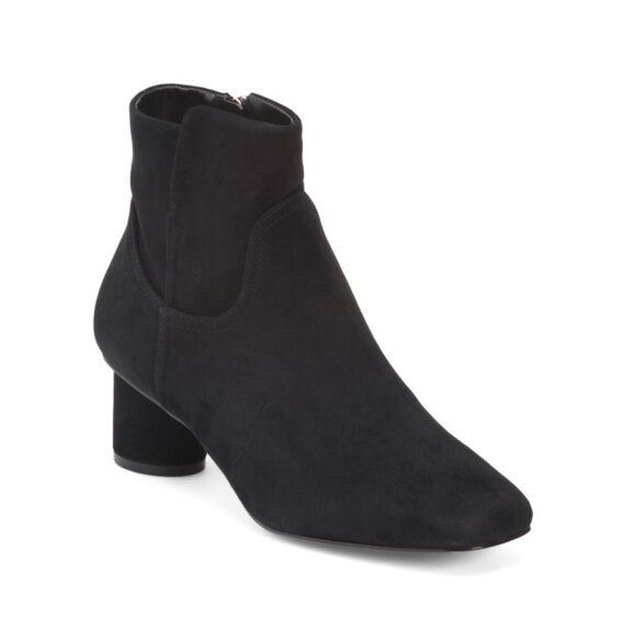 DRAPER JAMES Black Suede Bethany Booties - Picture 1 of 2